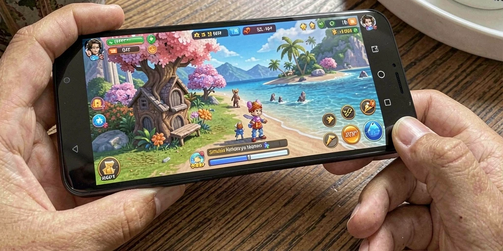 Tampilan gameplay menarik dari <strong>666FF</strong> yang menunjukkan interaksi karakter.