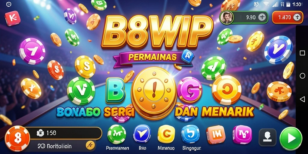 Tampilan gameplay B8VIP yang menarik dan interaktif.