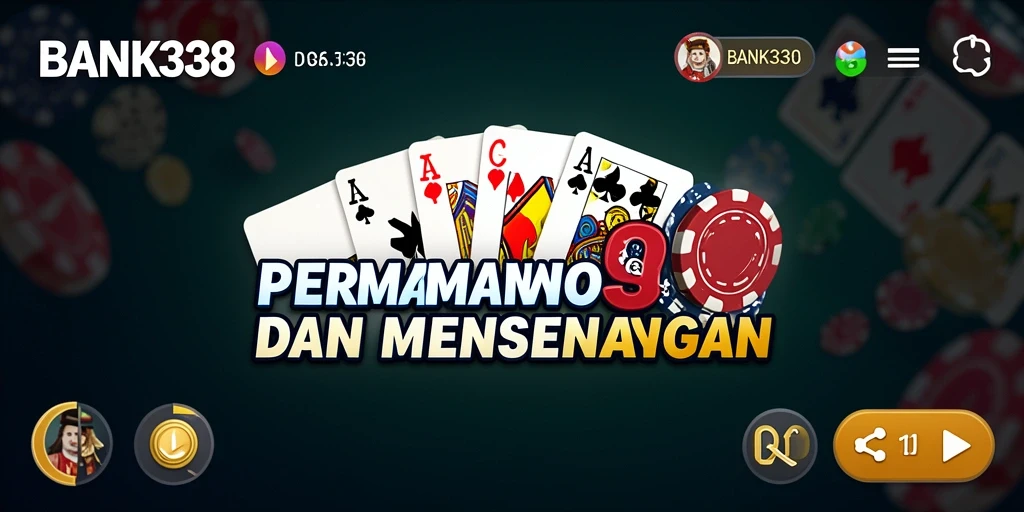 Tampilan screenshot BANK338 menampilkan aksi seru permainan Domino.
