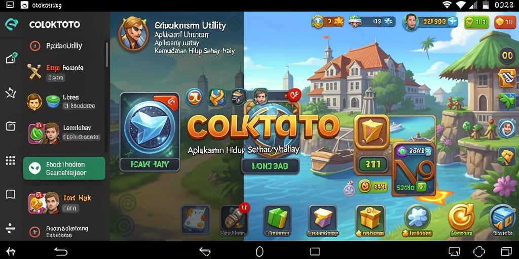 Screenshot COLOKTOTO menampilkan fitur pengingat yang intuitif dan mudah digunakan.