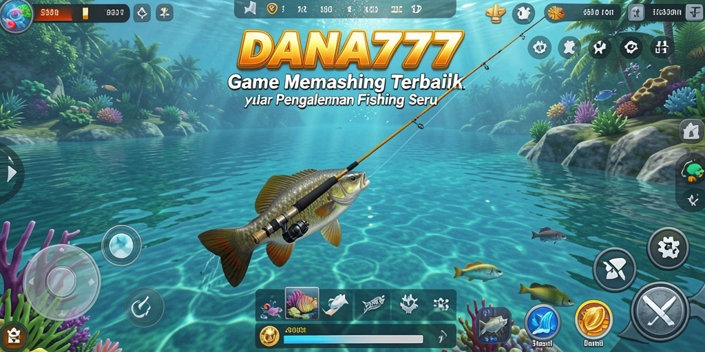 Tampilan gameplay DANA777 yang menampilkan pengalaman memancing seru.