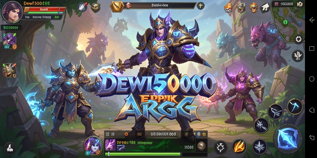 Tampilan gameplay menarik dari DEWI5000 yang penuh aksi.