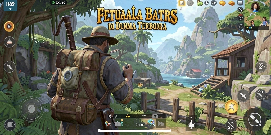 Gameplay H89 menampilkan petualangan yang mendebarkan di dunia yang luas.