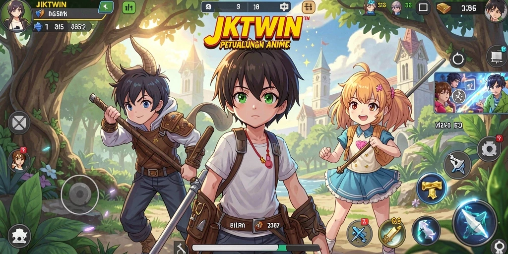 Gameplay seru JKTWIN dengan karakter Anime yang mengagumkan.