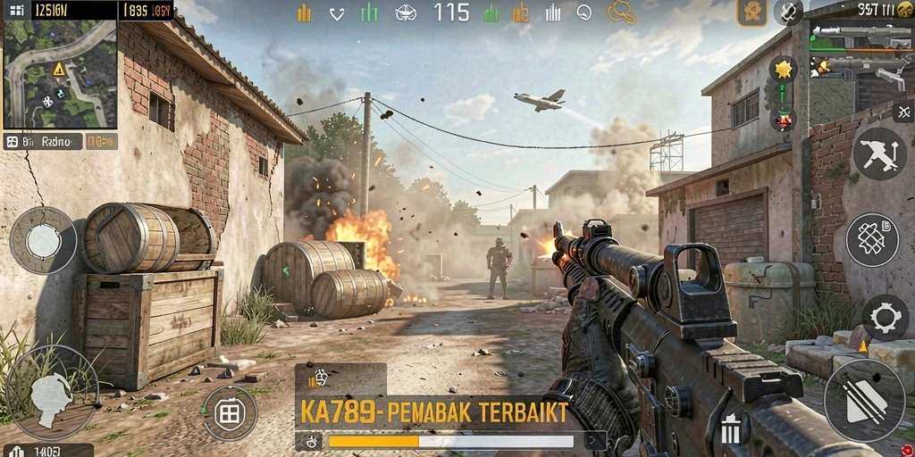 Gameplay intens di medan perang KA789 yang menegangkan.