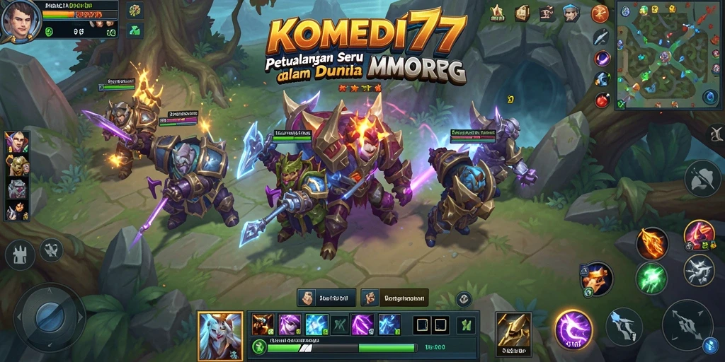 Tampilan seru gameplay dalam <strong>KOMEDI77</strong> saat berpetualang.