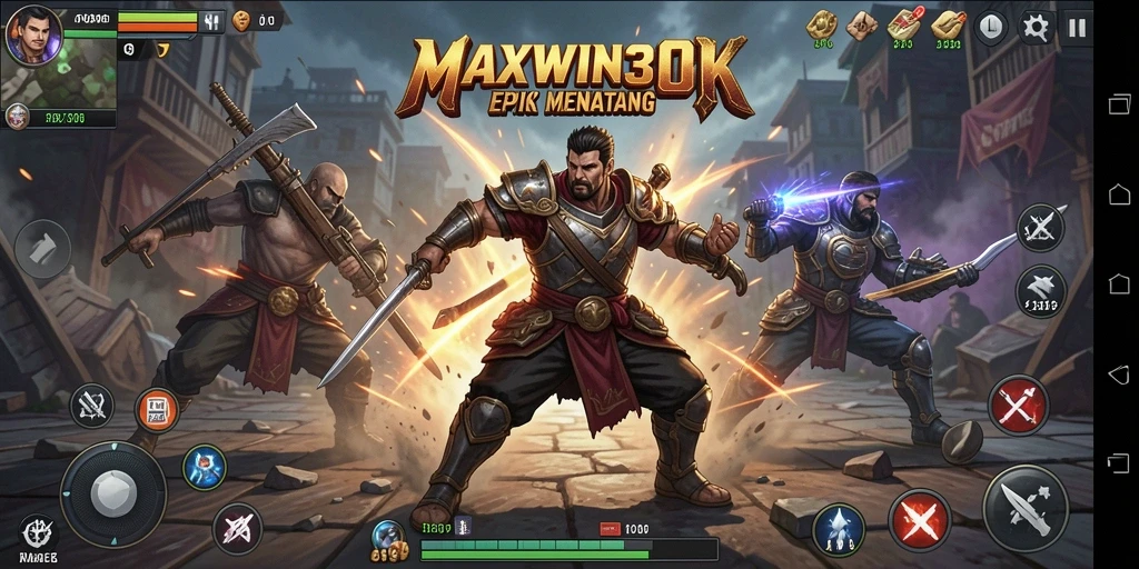 Tampilan gameplay seru dari MAXWIN303 di arena Fighting.