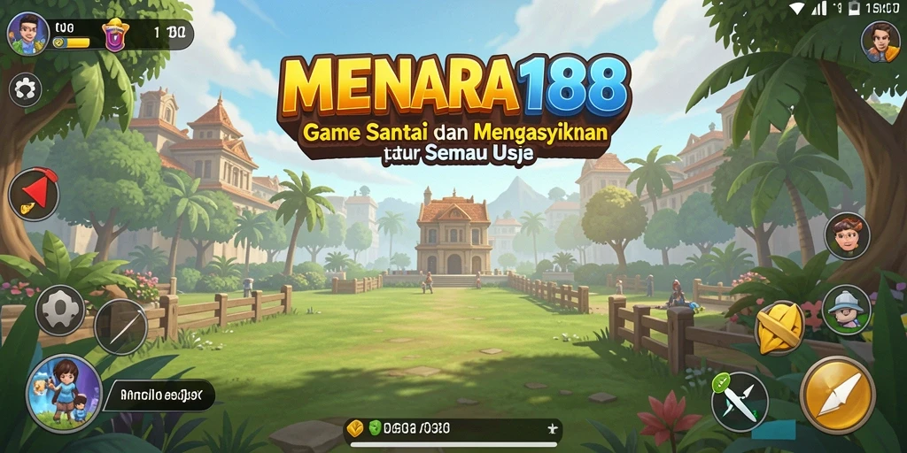 Screenshot gameplay MENARA188 yang penuh warna dan menarik.