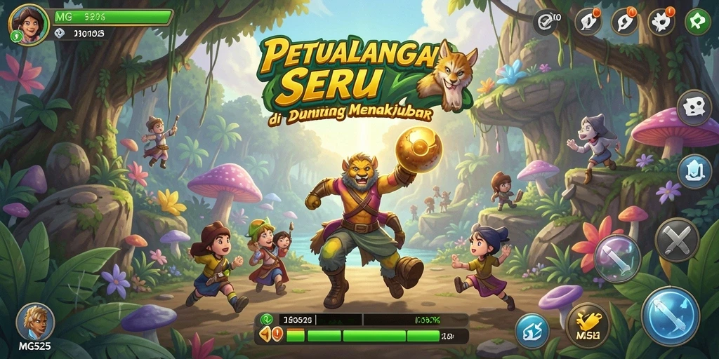 Tangkapan layar MG525 menampilkan aksi petualangan yang mendebarkan.