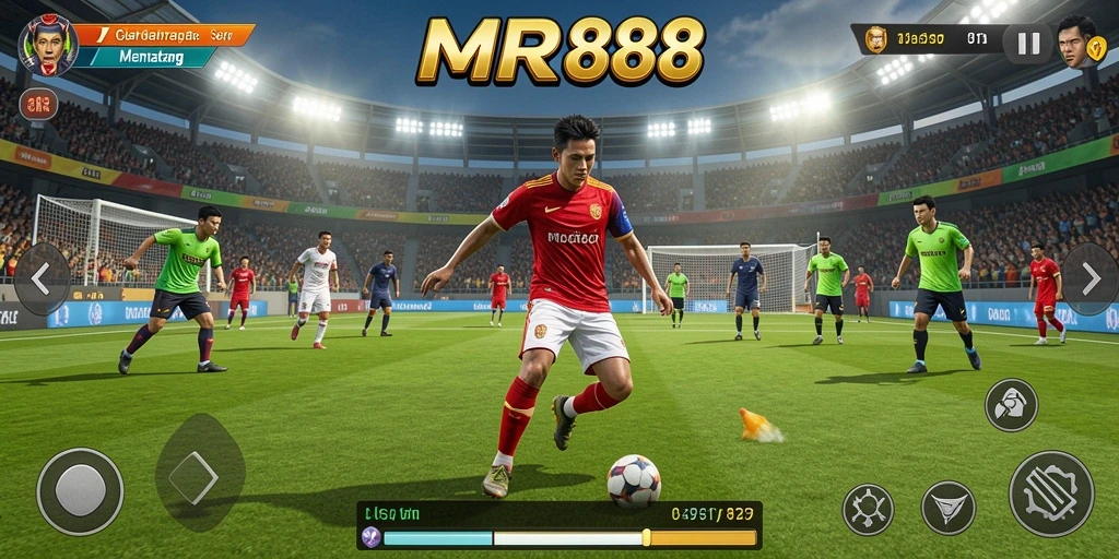 Tampilan gameplay MR888 yang penuh aksi olahraga seru.
