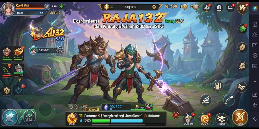 Tampilan gameplay menarik dan penuh strategi di RAJA132.