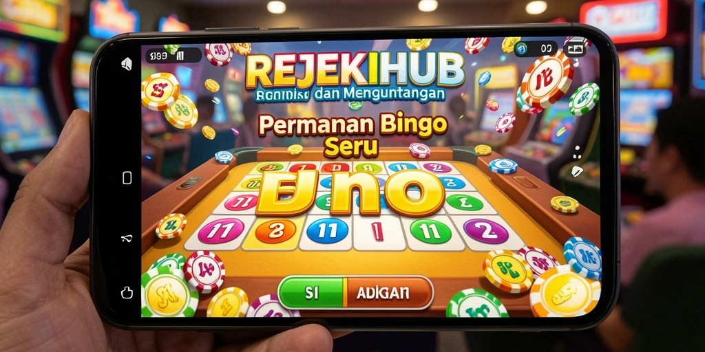 Tampilan menarik dari gameplay Bingo di REJEKIHUB.