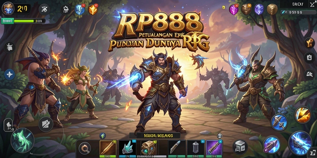 Gameplay RP888 dengan grafis menawan dan petualangan seru.