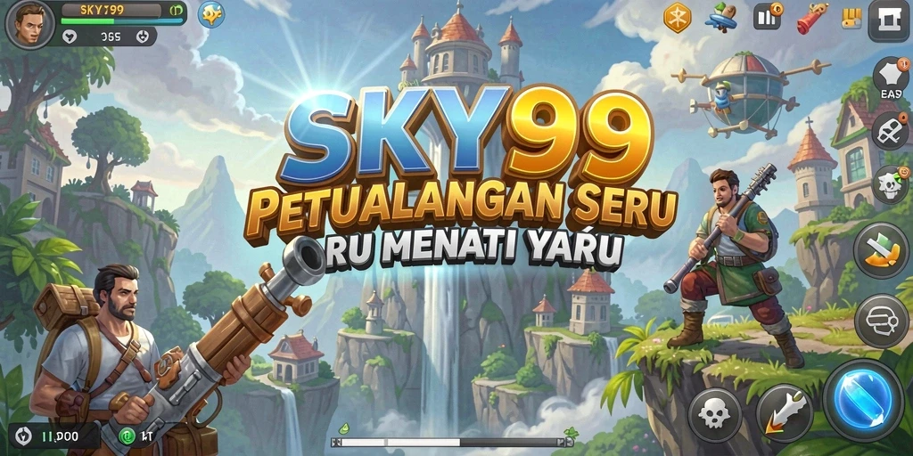 Gameplay <strong>SKY99</strong> yang menampilkan eksplorasi dunia petualangan menakjubkan.