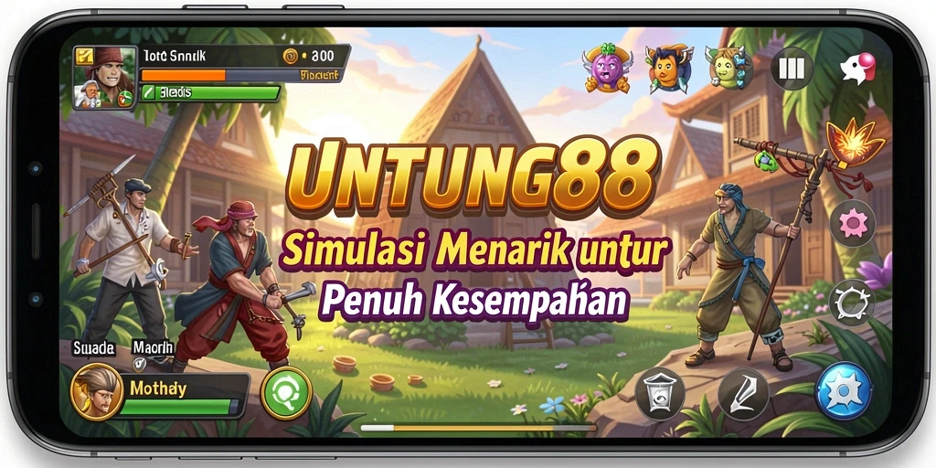 Tampilan gameplay menarik dengan berbagai interaksi di UNTUNG88.